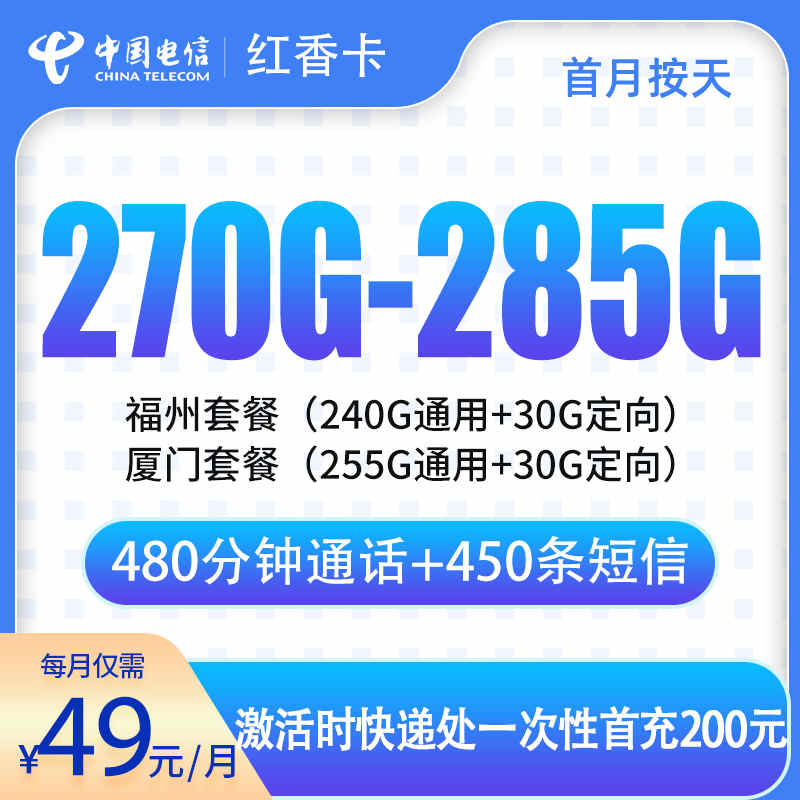 电信红香卡